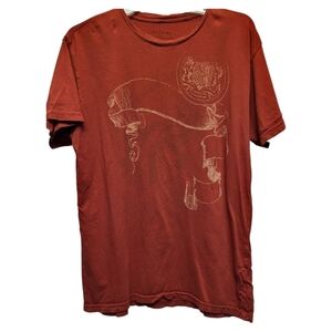 Structure Red Short Sleeve Tee